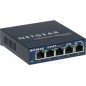 NETGEAR GS105 Ikke administreret Gigabit Ethernet (10/100/1000) Blå